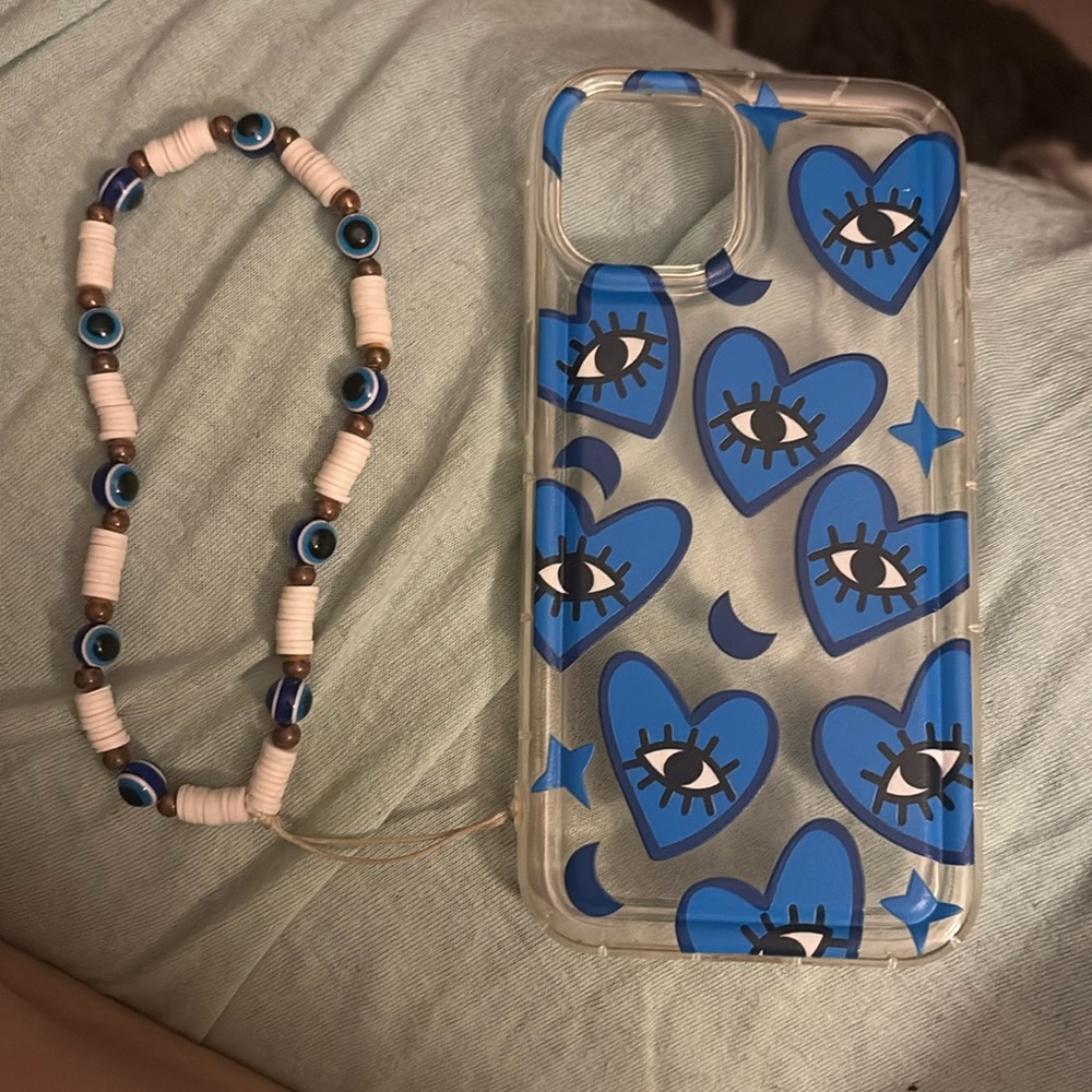 iphone 13/14/15 case w/ landyard